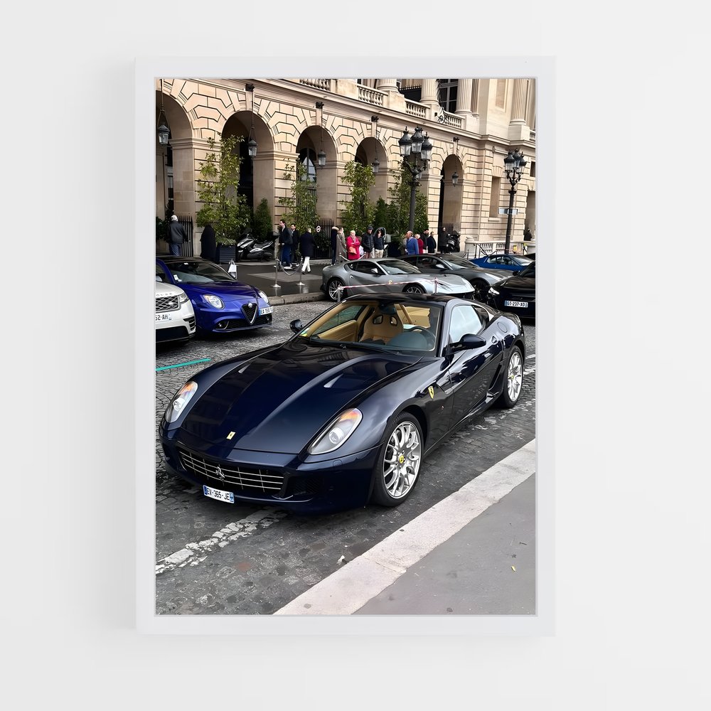 Poster gtb de suspendu – affiche Ferrari (vue 3)
